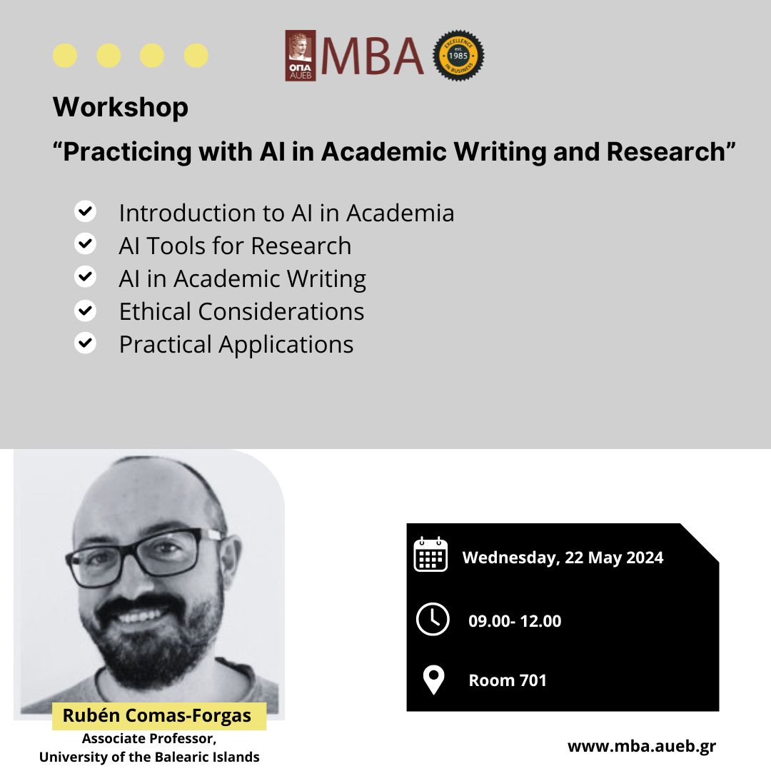 Workshop «Practicing with AI in Academic Writing and Research»